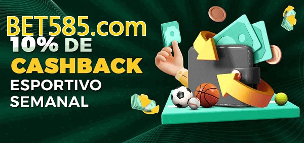 10% de bônus de cashback na BET585.com